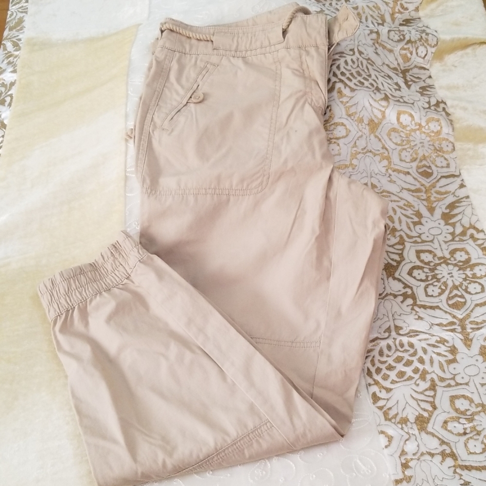 LOFT Drawstring Pants - Size 4 - Picture 2 of 8